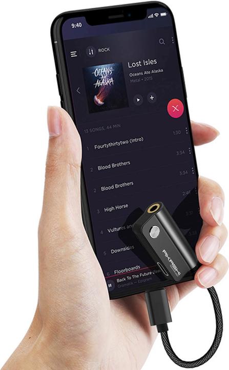 Produktbild Akashi Lightning Audio- & Ladeadapter (Lightning, 3.5mm Klinke)