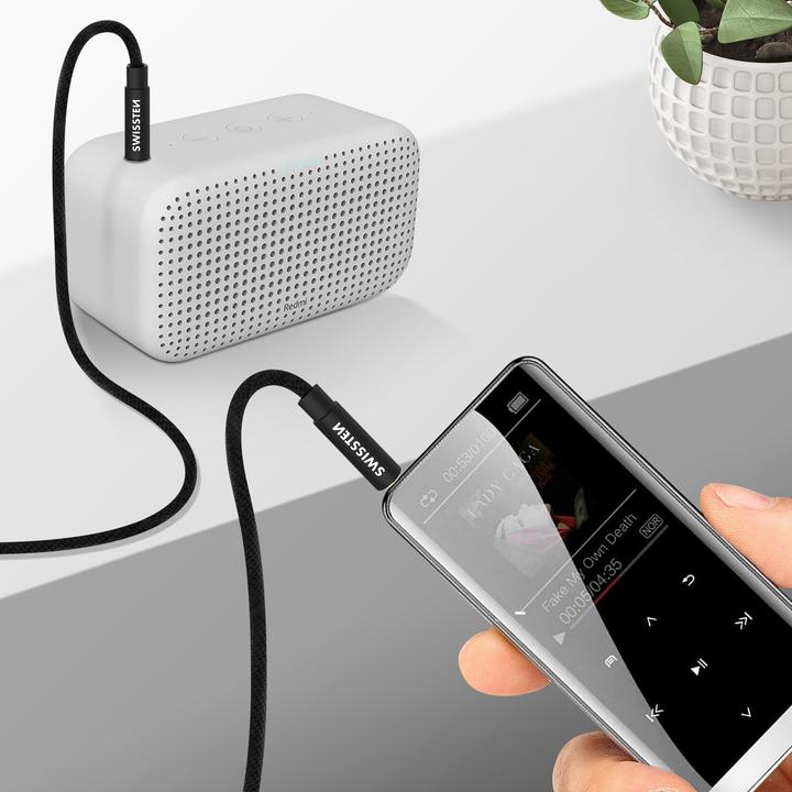 Image du produit Swissten Câble audio auxiliaire 3,5 mm (1.50 m, Jack 3,5 mm (AUX))