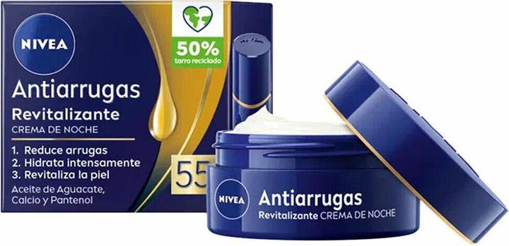Immagine prodotto NIVEA Crema Antirughe Rivitalizzante Notte 50ml 55+ Anni (50 ml, Crema notte)
