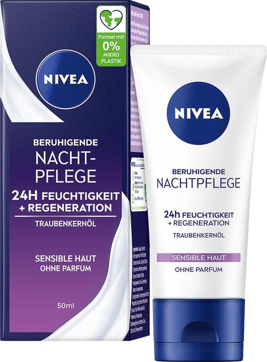 NIVEA Nachtcreme (50 ml, Nachtcreme, Bis SPF 10)