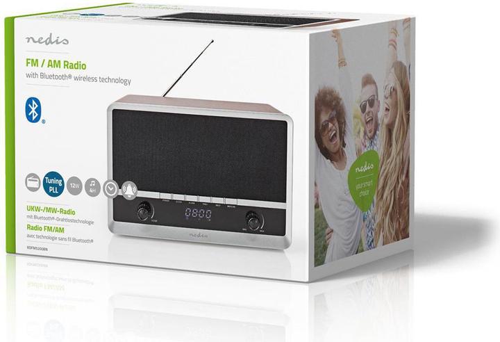 Actual product image Nedis FM radio RDFM5200BN (FM, AM, Bluetooth)