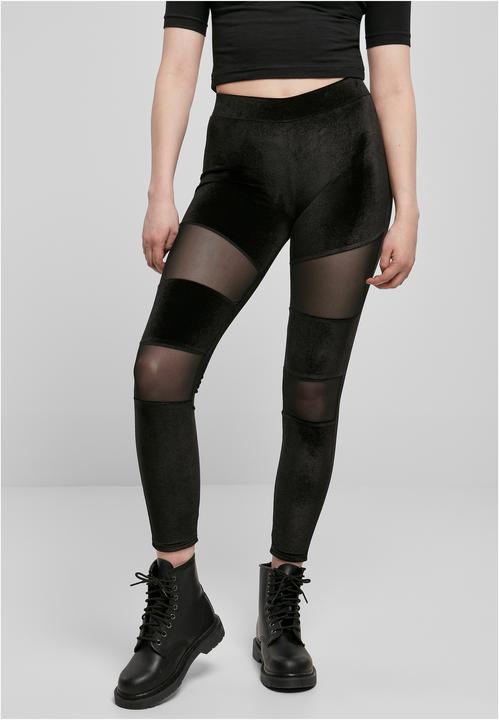 Immagine prodotto Urban Classics Leggings in velluto Tech Mesh da donna (XL)