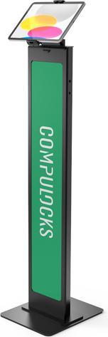 Actual product image Compulocks Universal Tablet Cling Brandable Floor Stand Black, Multimedia stand, Black, Tablet, 0.90