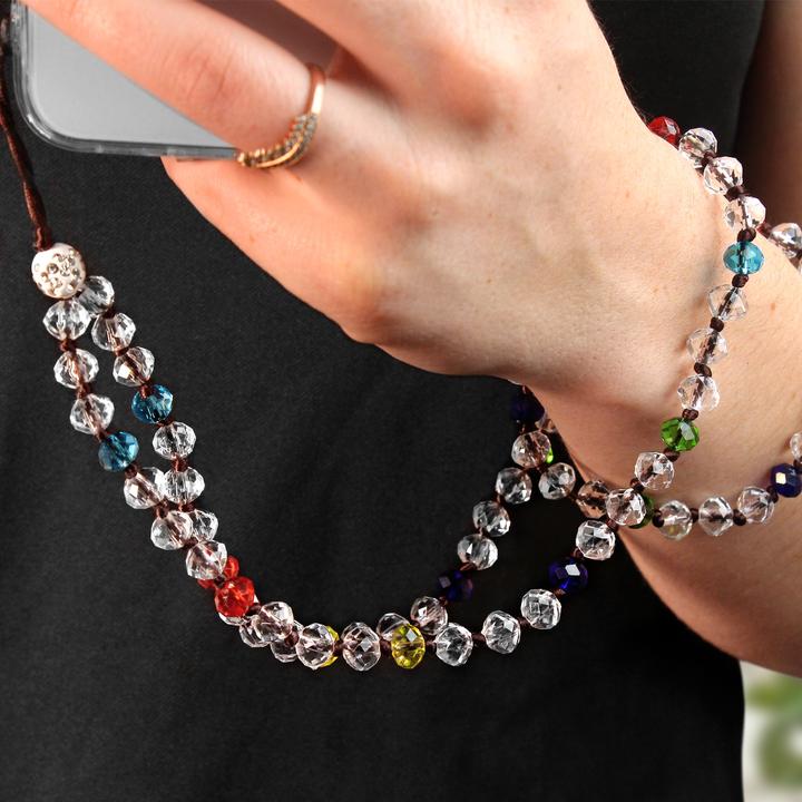 Actual product image Avizar Beads jewelry cell phone chain 80cm