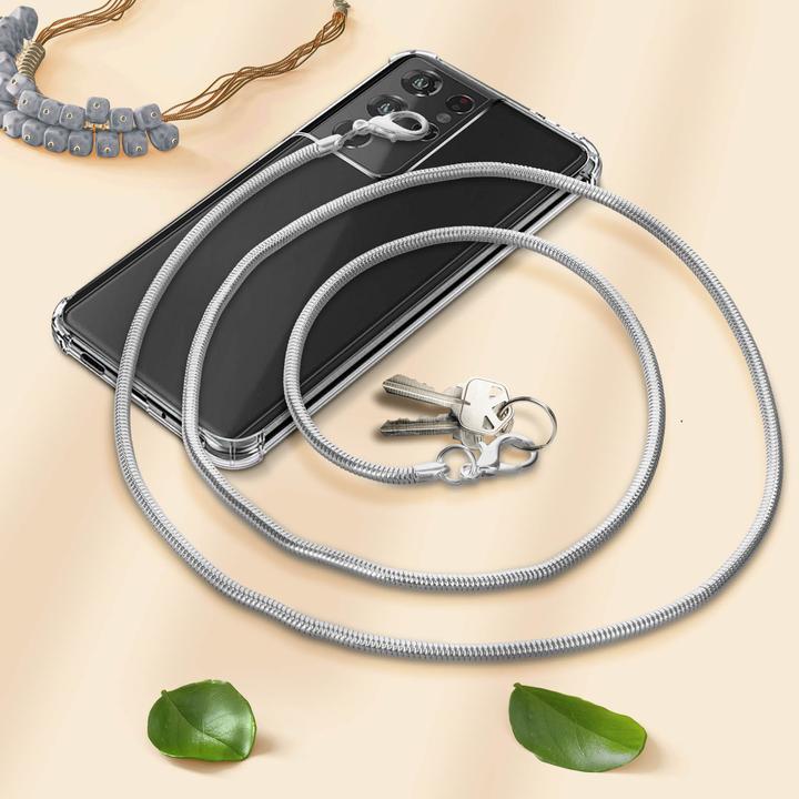 Actual product image Avizar Cell phone jewelry, snake chain, 110cm