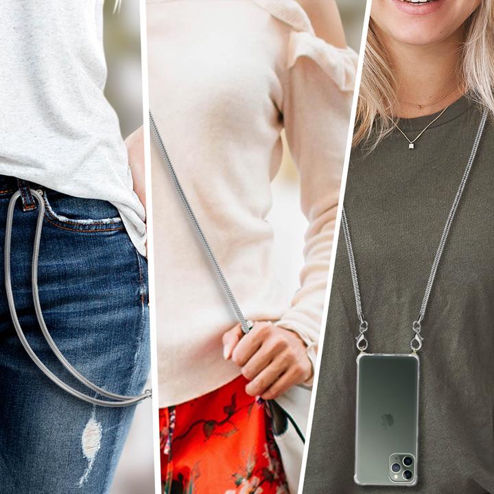 Actual product image Avizar Cell phone jewelry, snake chain, 110cm
