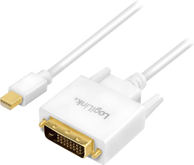 Immagine prodotto LogiLink Mini DisplayPort — DVI (1.80 m, DisplayPort)