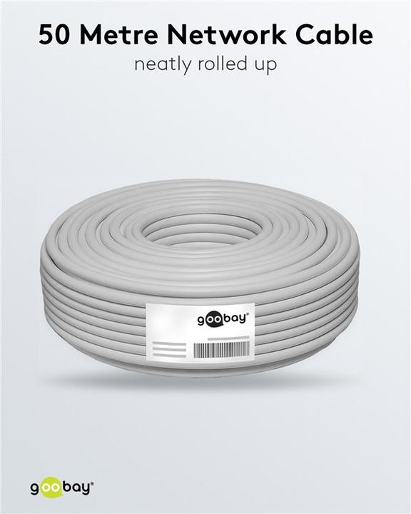 Produktbild Goobay Netzwerkkabel (S/FTP, CAT6, 50 m)