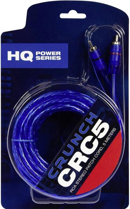 Crunch Cinch Stereo Kabel, 5 m