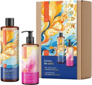 NoName Vianekset Body Care Prebiotic Relaxing Bath Liquid 400ml und Prebiotic Soothing Body Balm 300ml (400 ml)