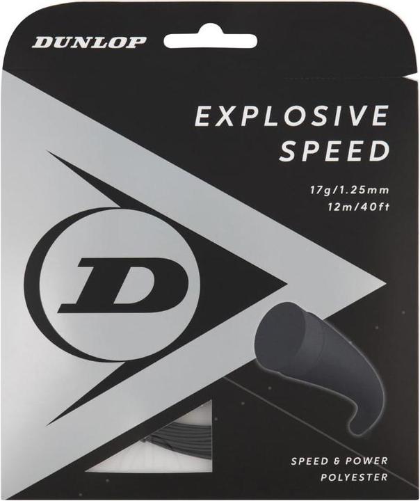 Actual product image Dunlop Strings for tennis EXPLOSIVE SPEED 1,25mm17G 12M Black