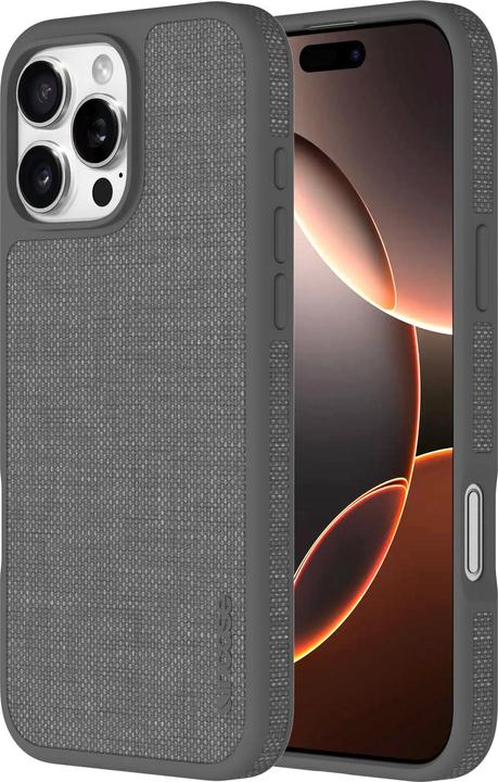 Produktbild Incase ICON Case für MagSafe für iPhone 16 Pro Max - Asphalt Woolenex (Apple iPhone 16 Pro Max)