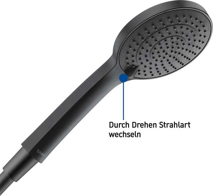 Actual product image Duravit hand shower 3jet 110 MinusFlow, UV65201 (3 Beam types, 9.50 l/min)