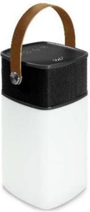 Produktbild Easy Life Bluetooth-Lautsprecher mit LED-Licht. 10.3x9.5x19 cm schwarz (6 h, Akkubetrieb)