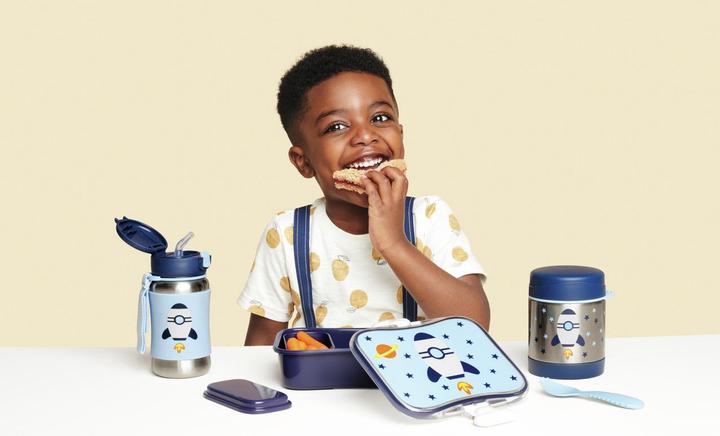 Actual product image Skiphop Spark Style Lunch Set Rocket