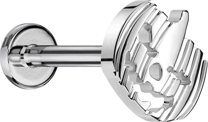 Immagine prodotto Star Piercing Asta micro labret in argento con filettatura interna da 0,8 mm (Titanio G23)