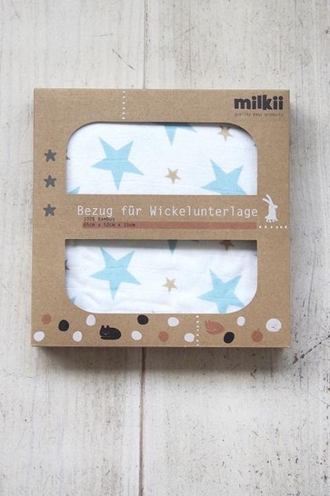 Produktbild Milkii Wickelauflagenbezug, Sterne (Bambus) (72 x 44 cm)