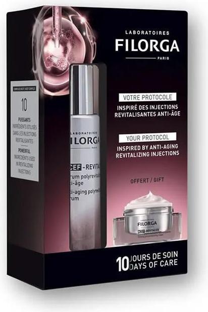 Image du produit Filorga NCEF-Revitalize Anti-Aging Polyrevitalizing Serum 30ml Set 2 Pieces (Set soin du visage)