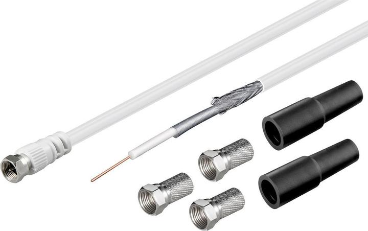 Goobay 00 dB KoaxAntennenkabel Set (100 dB, Antennenkabel)