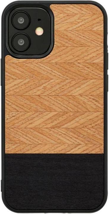 Actual product image Man.Wand & WOOD case for iPhone 12 mini herringbone nero black (Apple iPhone 12 mini)