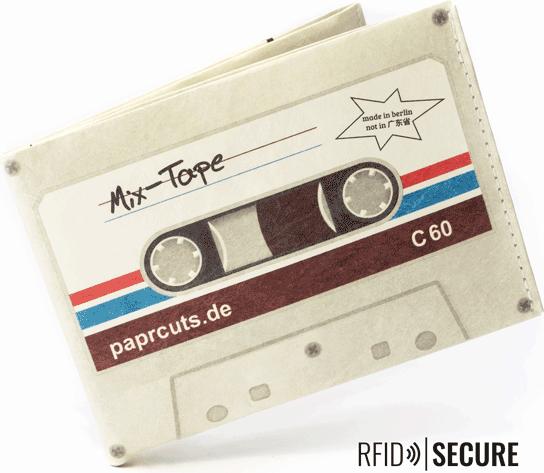 Paprcuts Portemonnaie RFID Mix Tape