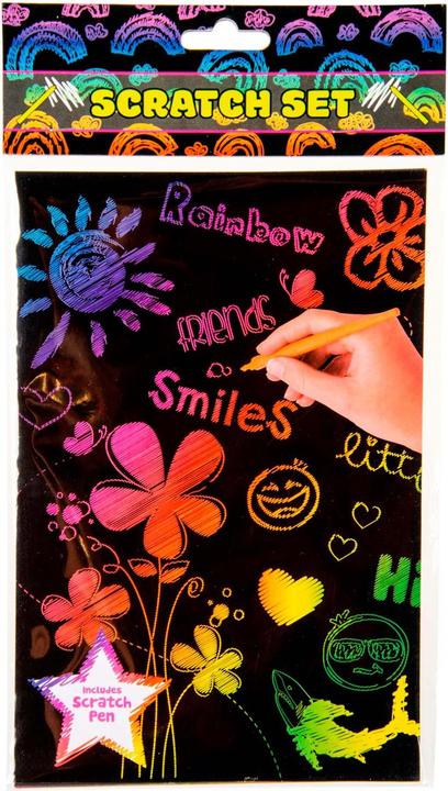 Actual product image LG-Imports Scratching set rainbow, 9 pcs.