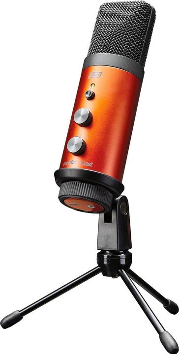 Image du produit ESI Audiotechnik Microphone à condensateur cosMik uCast avec logiciel inclus