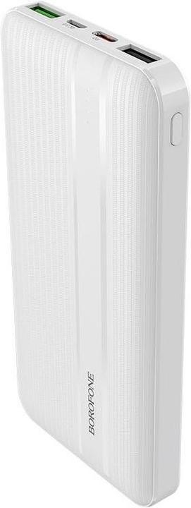 Actual product image Borofone External battery Power Bank BJ9 Type-C PD + Quick Charge 3.0 (3A) 10000mAh white (10000 mAh)