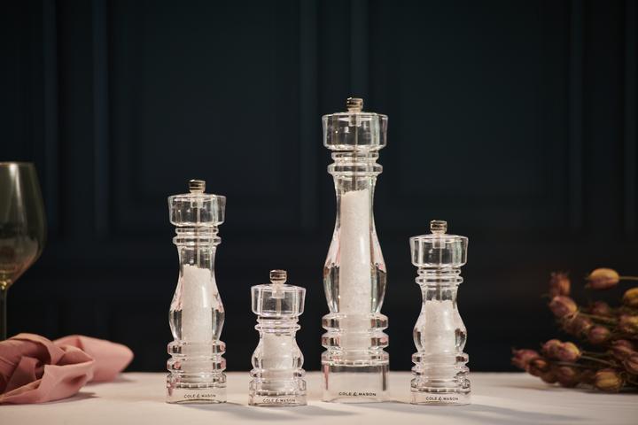 Produktbild Cole & Mason Cole&Mason Salz- und Pfeffermühle London 22 cm, Transparent (Pfeffer, Salz)
