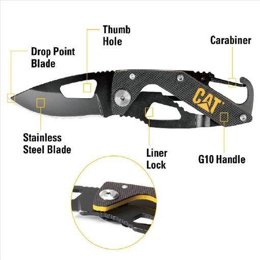 Immagine prodotto Cat coltello a serramanico 13,3 cm (Taglierini)