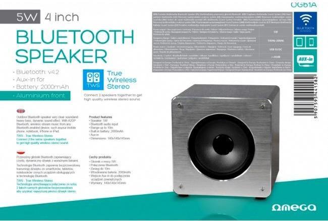 Produktbild Omega OG61A silver speaker (11 h, Akkubetrieb)
