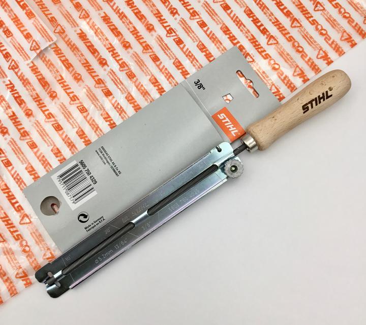 Actual product image Stihl 56057504329 13/64 File for 3/8 chain File holder, wood