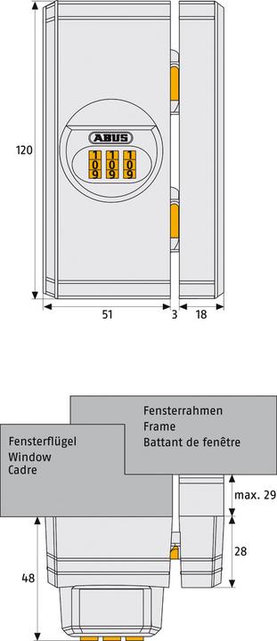 Produktbild Abus FTS106 B EK