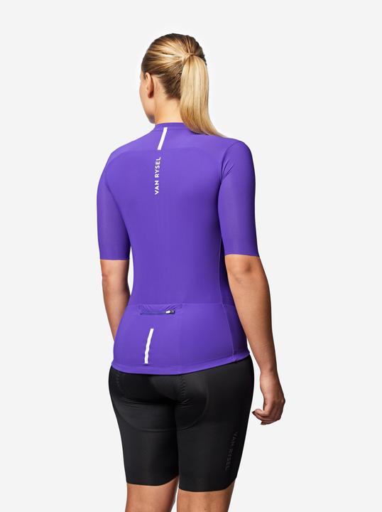 Actual product image Van rysel Unisex Summer Road Cycling Short-Sleeved Jersey Racer 2 - Purple (L)