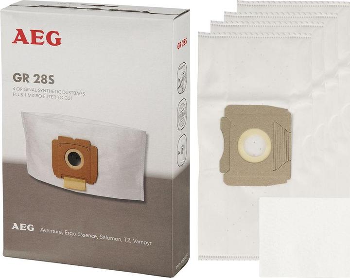 Actual product image Electrolux GR28S dust bag (4 synthetic dust bags, 1 micro filter, optimal filtration) (4 x)