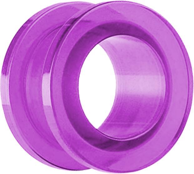 Produktbild Star Piercing Flesh Tunnel violett (ohne Messing, Acryl)