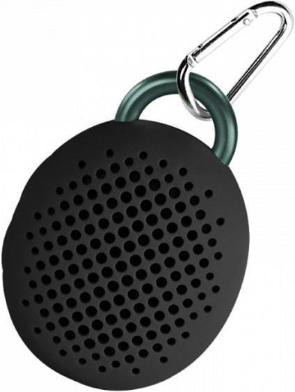 Actual product image Divoom Bluetune Bean 2 gen. Rubber shockproof, powerful 3 W DSP Bluetooth speaker with black microphone