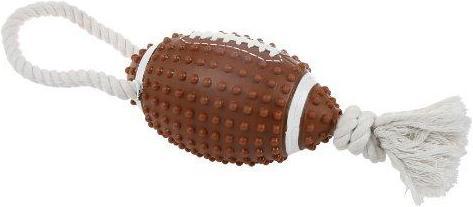 Actual product image Zolux Toy rugby ball with string (Ball toy dog)