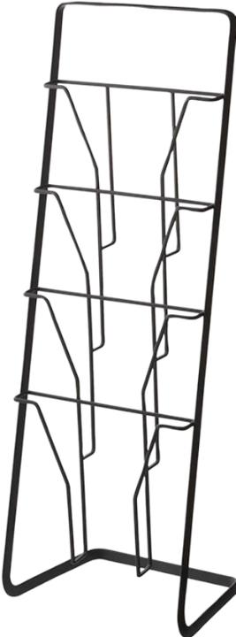 Actual product image Yamazaki Magazine rack with 4 compartments TOWER (25 x 18 x 71 cm)