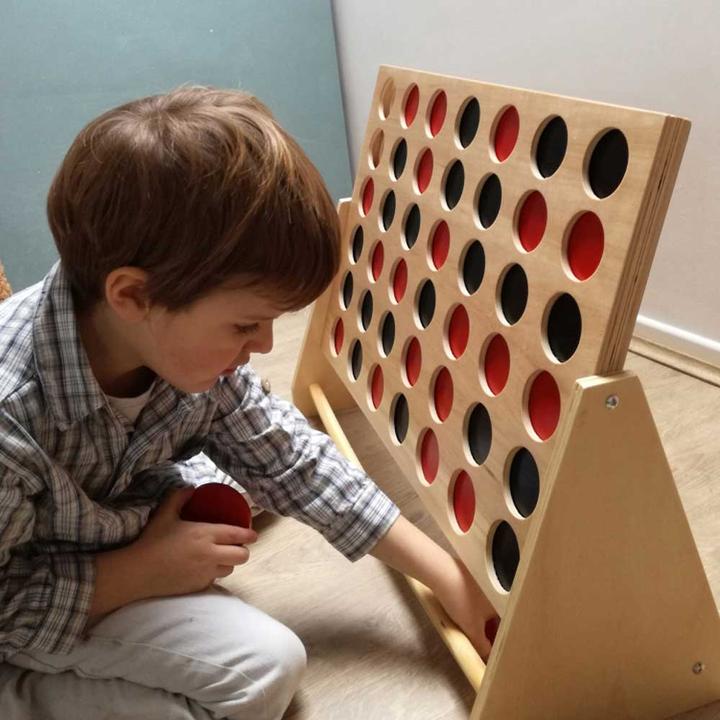 Produktbild Egmont 4-Gewinnt XXL aus Holz (Italienisch, Englisch, Deutsch, Französisch)