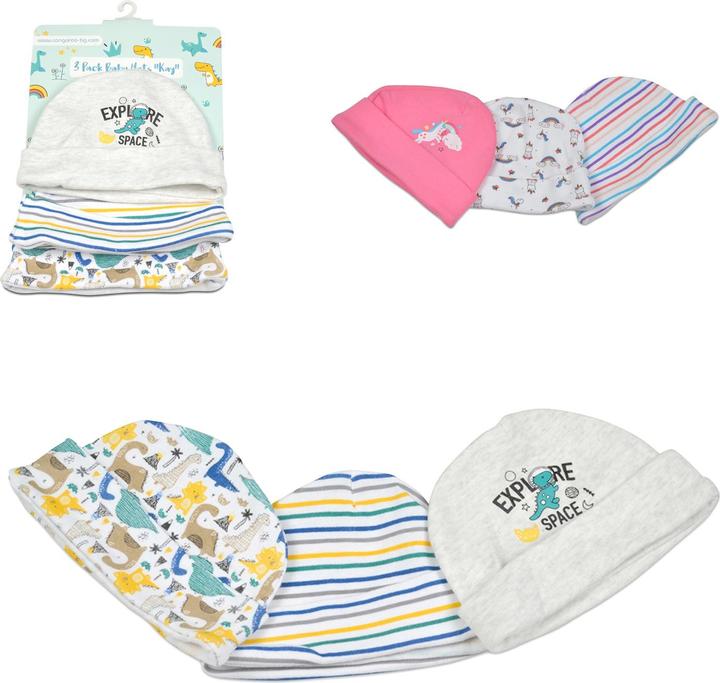Cangaroo Babymütze Kay 3er-Set 46 cm (46)