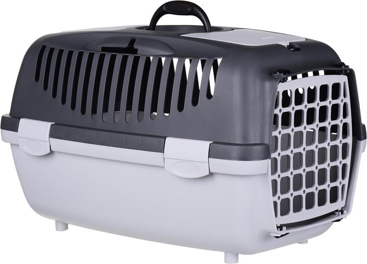 Zolux Transporter GULLIVER 2 with plastic drum light gray / dark gray (Cat, Dog, Washable)
