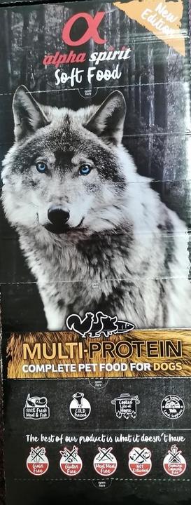 Produktbild Alpha Spirit MULTIPROTEIN wet multi food for dogs 9kg (Adult, 9000 g)