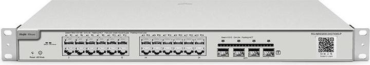 Actual product image Ruijie SWITCH REYEE RG-NBS3200-24GT4XS-P 5-PORT 10/100 MBPS DESKTOP SWITCH (28 Ports)