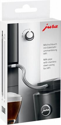 Actual product image Jura 24112 Milk tube with stainless steel coating HP1, silver