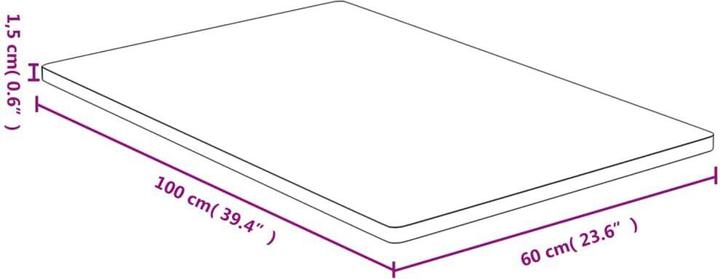 Produktbild VidaXL Manon (60 x 100 x 1.5 cm)