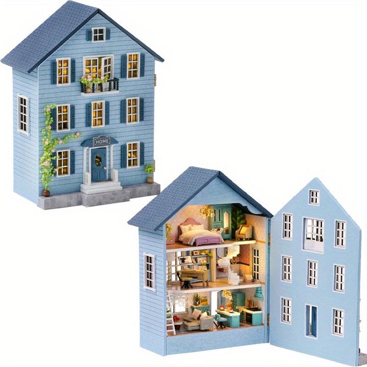 Produktbild Activity Board DIY Puppenhaus Miniatur Kit - Perfektes Geburtstagsgeschenk - Enthält Möbel und Dekorationen für