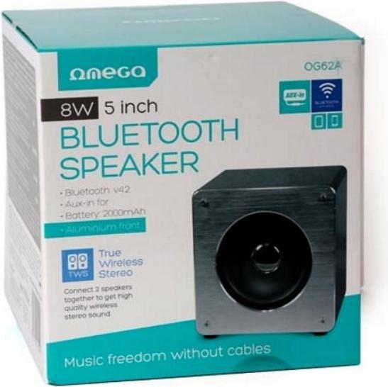 Productafbeelding Omega OG62A zilveren luidspreker (5 h, Oplaadbare batterij)