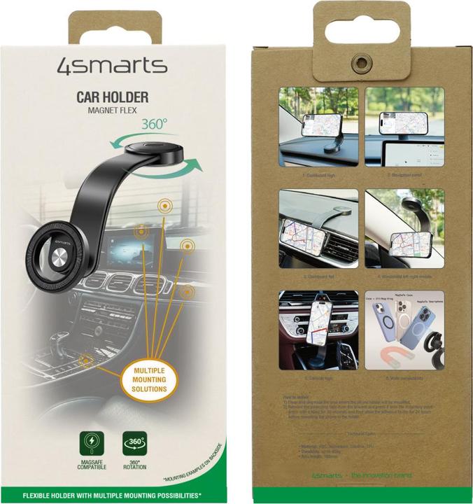Immagine prodotto 4smarts Staffa Magnet Flex nera
