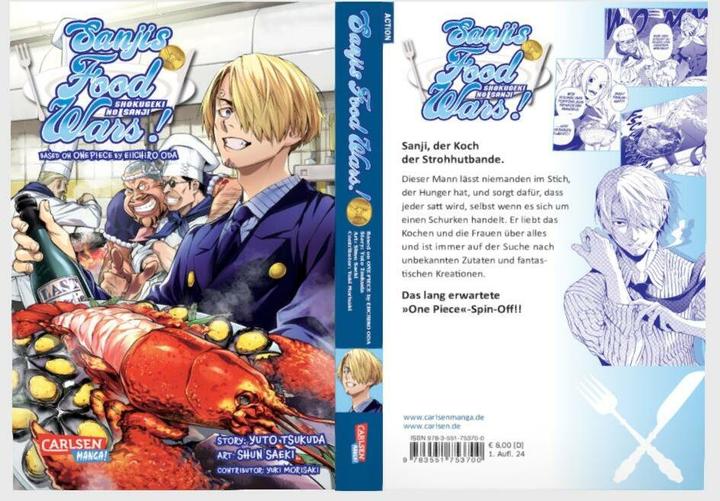 Produktbild Sanjis Food Wars (Deutsch, Shun Saeki, Yuki Morisaki, Eiichiro Oda, Yuto Tsukuda, 2024)